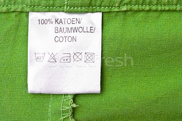 Clothing label Stock photo © grafvision