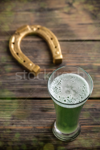 Stock photo: Green beer