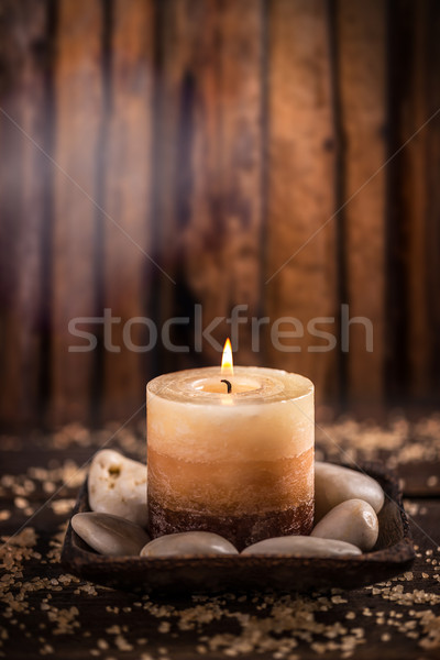 Burning candle Stock photo © grafvision