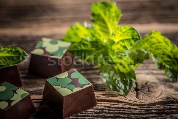 Chocolate praline candy  Stock photo © grafvision