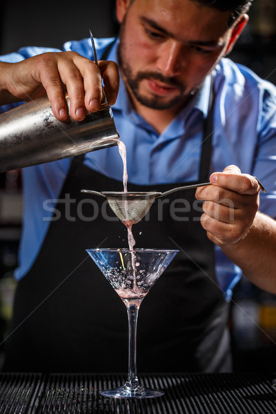 Barman at work Stock photo © grafvision