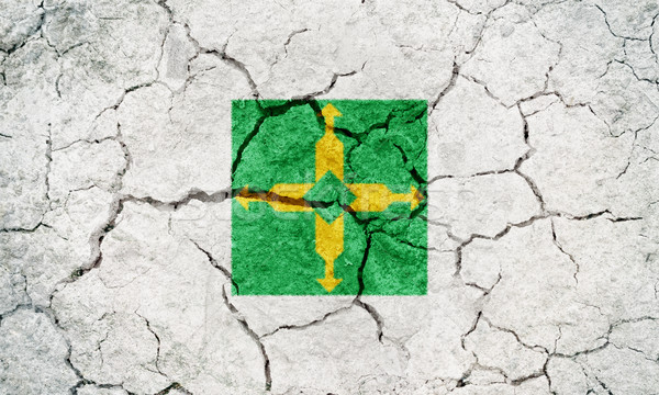 Federalny dzielnica jednostka Brazylia banderą wyschnięcia Zdjęcia stock © grafvision