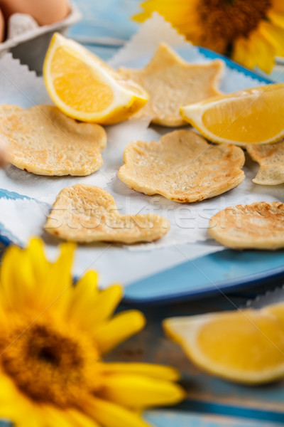 Lemon pancakes Stock photo © grafvision