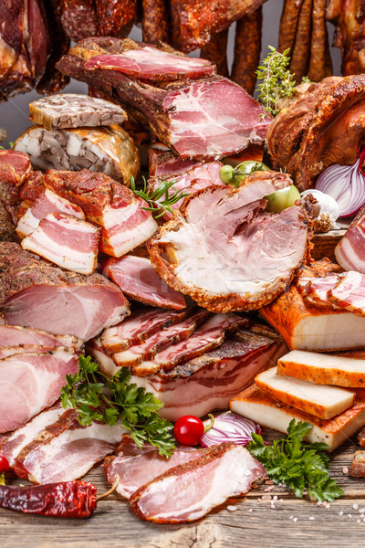 Pork meat products Stock photo © grafvision