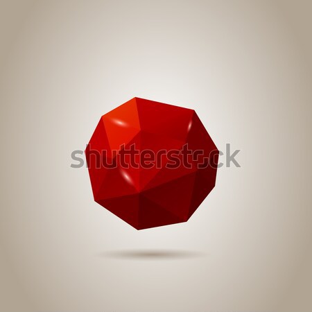 Abstract sfera vetro sfondo frame arte Foto d'archivio © graphit