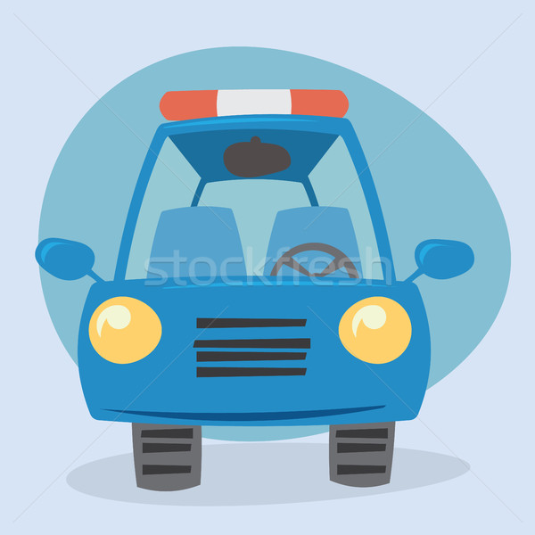 Cartoon car - front view Stock photo © graphit