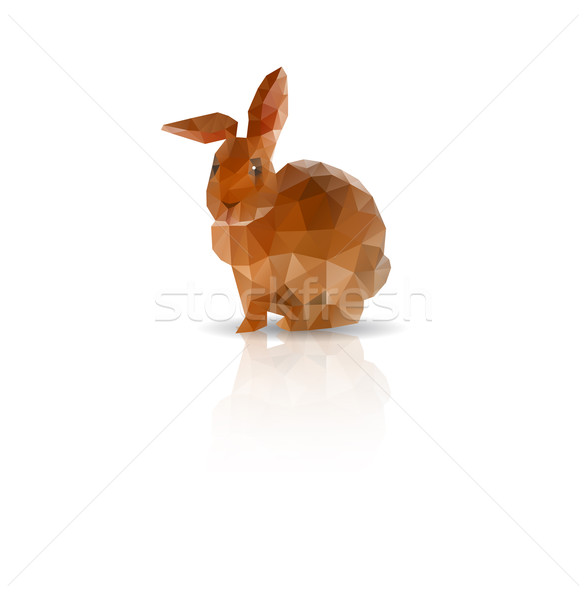 Résumé lapin faible vecteur nature lapin [[stock_photo]] © graphit