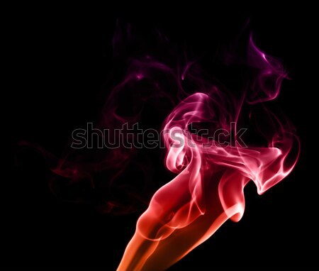 Rouge pourpre feu comme résumé fumée [[stock_photo]] © grasycho