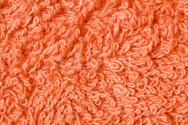 Handtuch Textur Detail erschossen orange Hintergrund Stock foto © Grazvydas