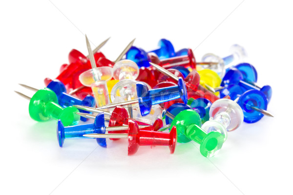 Pile of colorful pushpins Stock photo © Grazvydas