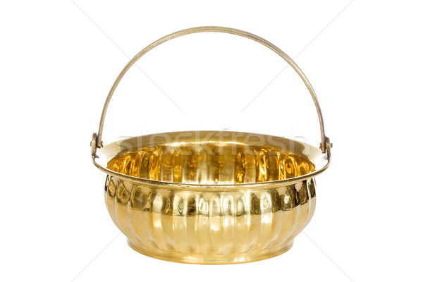 Empty golden pot Stock photo © Grazvydas