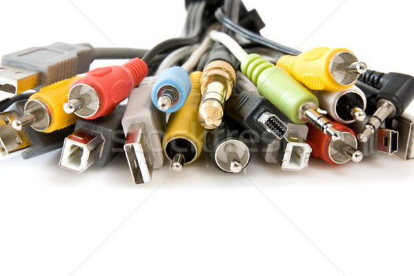 different cords and cables Stock photo © Grazvydas