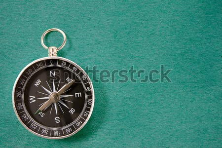 Compass on the leaf texture Stock photo © Grazvydas