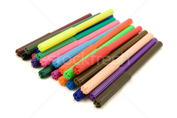 Multicolored felt tip pens  Stock photo © Grazvydas