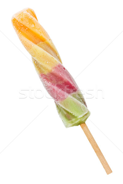 Stock photo: fruity ice cream pop 