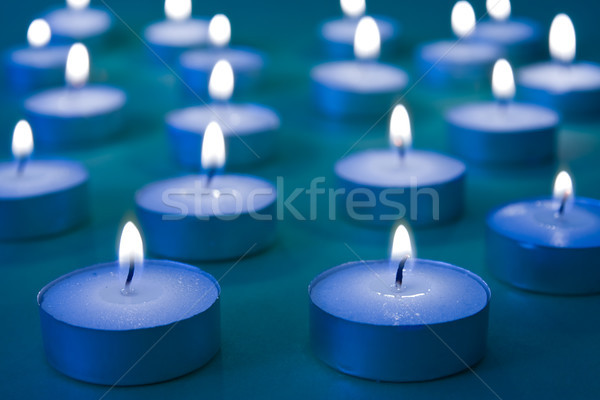 group of burning candles Stock photo © Grazvydas