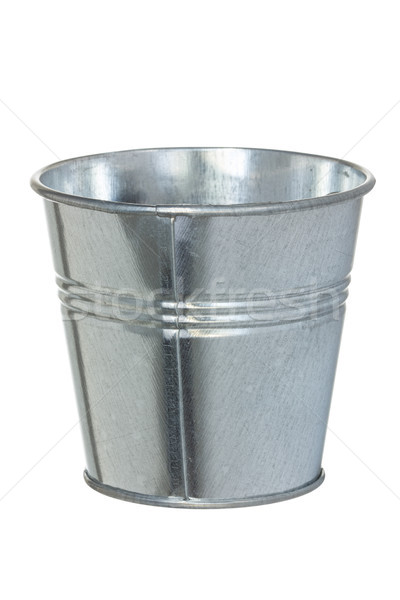 Galvanized metal bucket Stock photo © Grazvydas