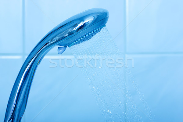 Shower head with water stream Stock photo © Grazvydas