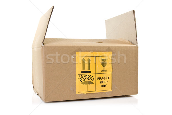 Labeled Shipping Box Stock photo © Grazvydas