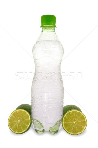 Víz zöld citromok ásványvíz fehér ital Stock fotó © Grazvydas
