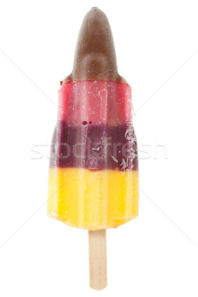  ice cream pop isolated on white Stock photo © Grazvydas