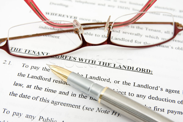tenant agreement with the landlord Stock photo © Grazvydas