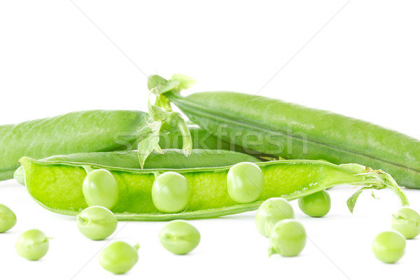 豌豆 白 新鮮 綠色 食品 市場 商業照片 © Grazvydas