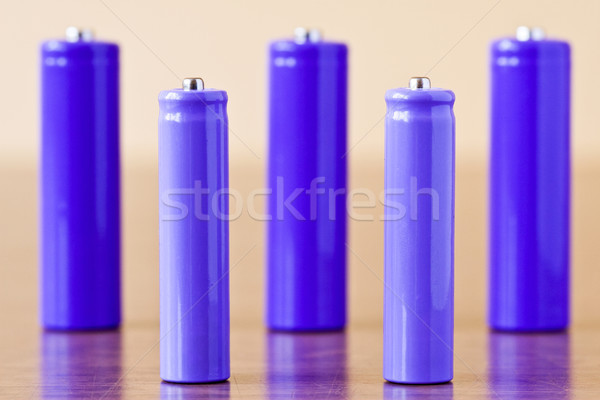 purple alkaline batteries Stock photo © Grazvydas