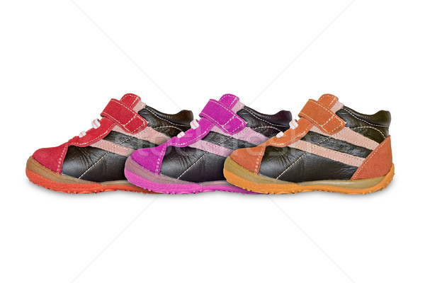 three baby shoes  Stock photo © Grazvydas