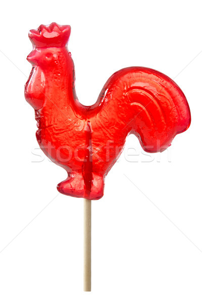 red sugar cockerel on a stick Stock photo © Grazvydas