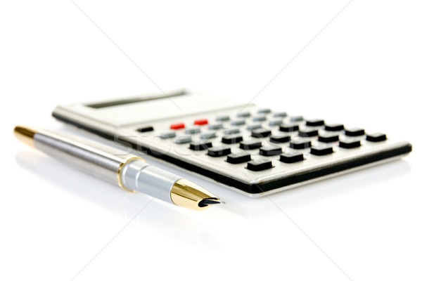 pen and calculator Stock photo © Grazvydas