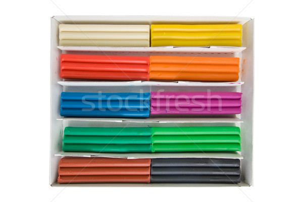 set of colorful plasticine Stock photo © Grazvydas