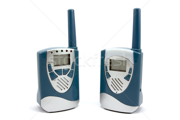 Two blue walkie-talkie Stock photo © Grazvydas