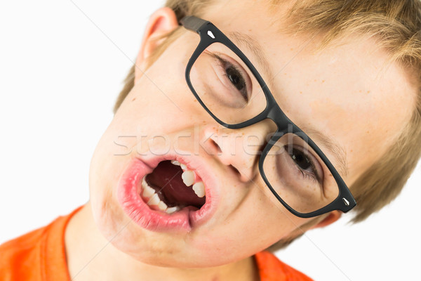 The Face of Downs Syndrome Stock photo © gregorydean