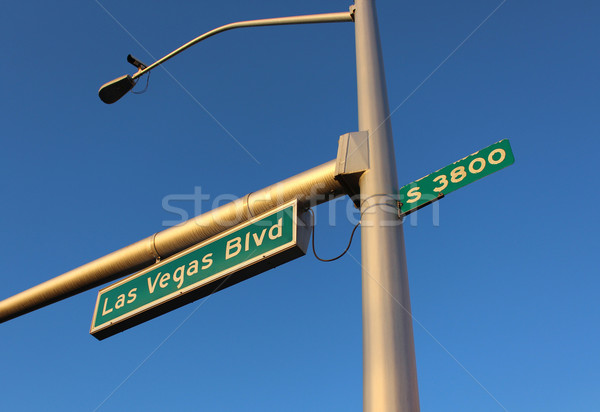 Las Vegas Boulevard Signage Stock photo © grivet