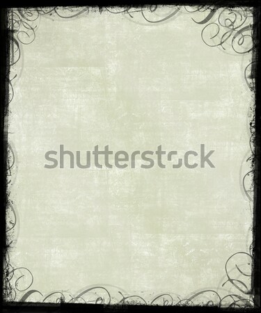 Textured Background with Victorian Frame Stock photo © grivet