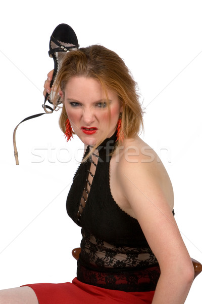 Angry woman Stock photo © gsermek