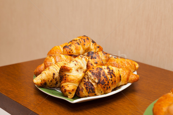 Croissants on a tray Stock photo © gsermek