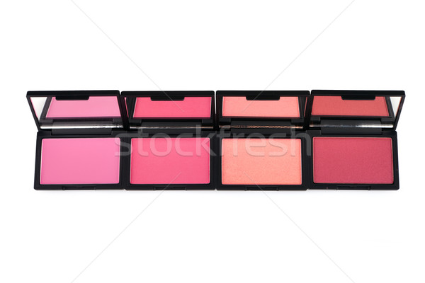 Blush palettes isolated on white Stock photo © gsermek