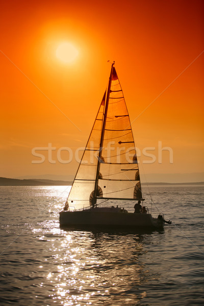 Sunset sailing Stock photo © gsermek