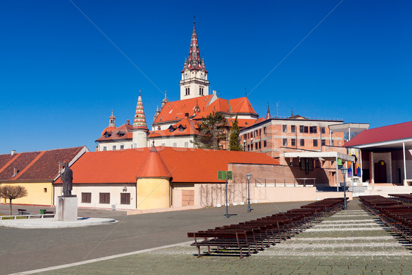 Shrine of Saint Mary of Marija Bistrica, Croatia Stock photo © gsermek