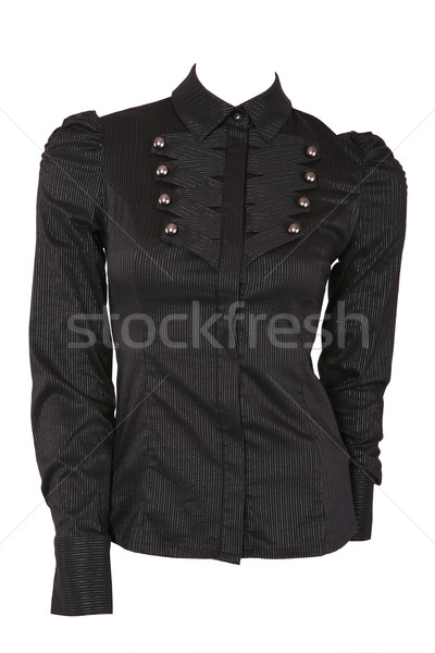 Elegante vrouwelijke blouse geïsoleerd witte kleding Stockfoto © gsermek