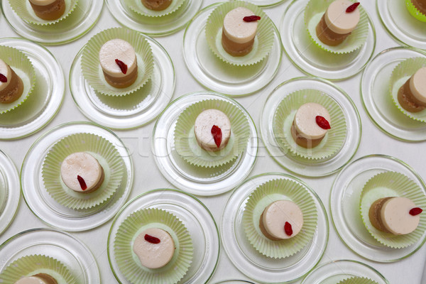 Veganistisch appel papier cake Stockfoto © gsermek