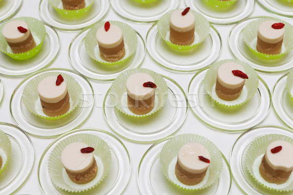 Vegan apple cupcakes made without baking Stock photo © gsermek