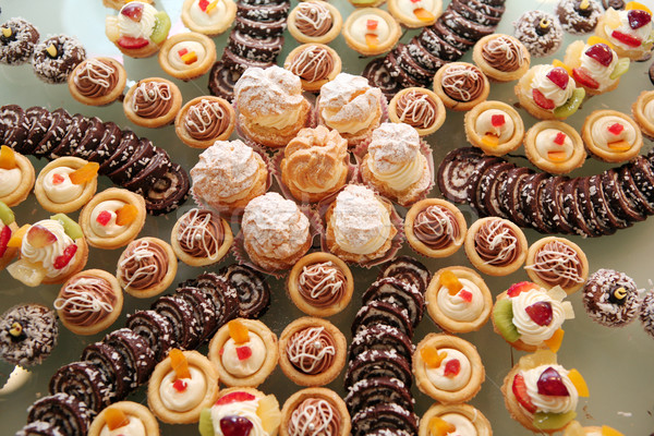 Diversity of pastry Stock photo © gsermek