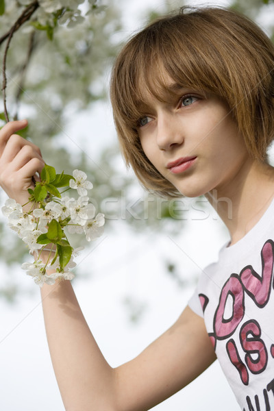 Teen girl Stock photo © gsermek