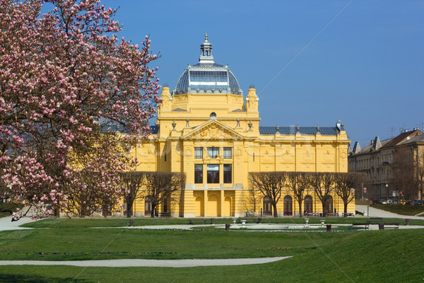 Artă galerie de arta Zagreb Croatia galerie sud-est Imagine de stoc © gsermek