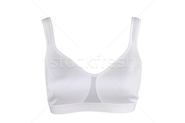 體育 胸罩 孤立 白 婦女 乳房 商業照片 © gsermek