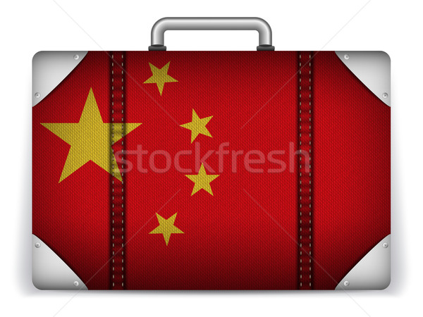 Китай путешествия Камера флаг отпуск вектора Сток-фото © gubh83