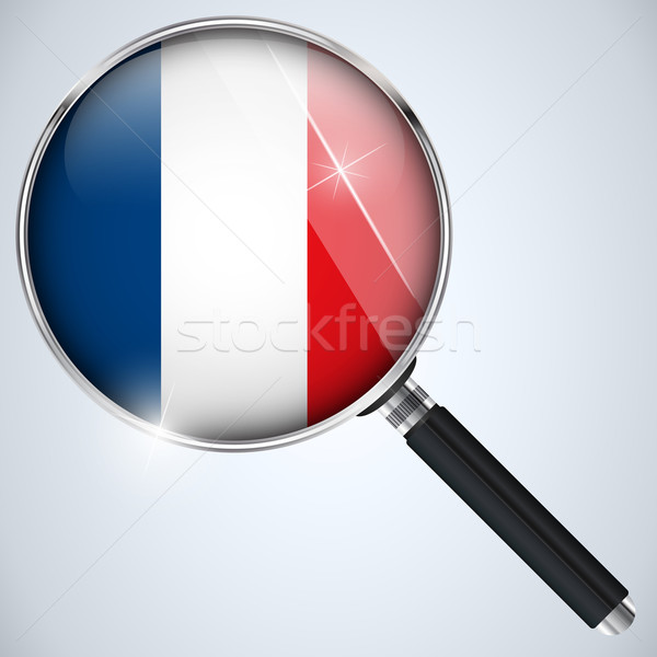 NSA USA Government Spy Program Country France Stock photo © gubh83